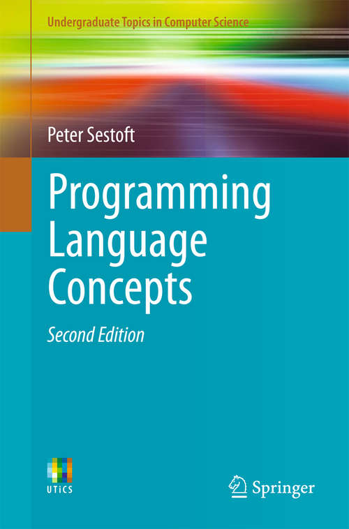 Book cover of Programming Language Concepts