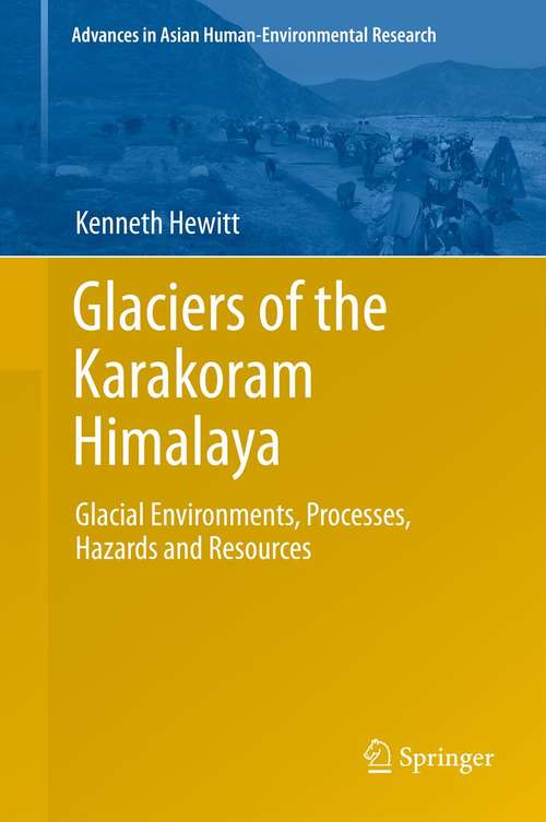 Book cover of Glaciers of the Karakoram Himalaya