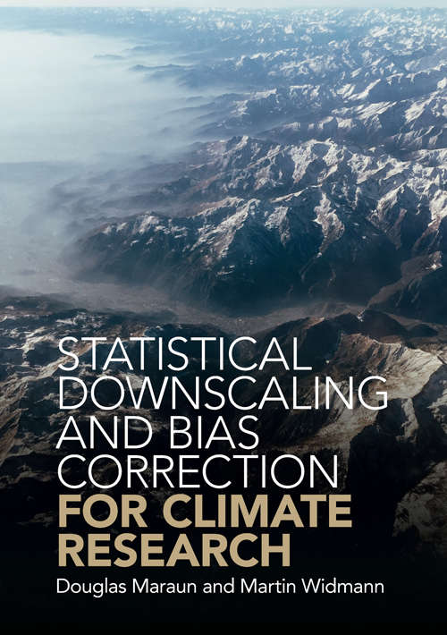 Book cover of Statistical Downscaling and Bias Correction for Climate Research