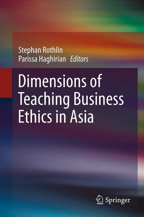Book cover of Dimensions of Teaching Business Ethics in Asia