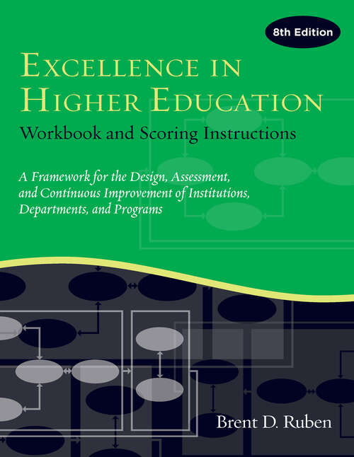 Book cover of Excellence in Higher Education: Workbook and Scoring Instructions