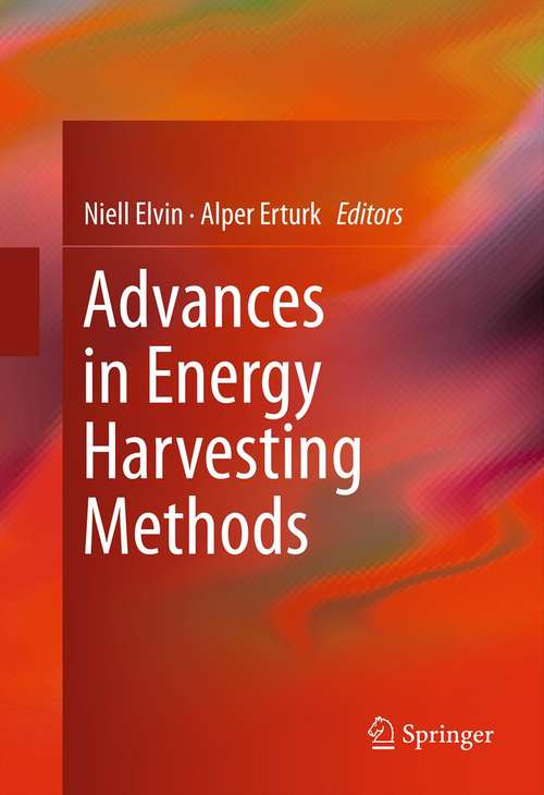 Book cover of Advances in Energy Harvesting Methods