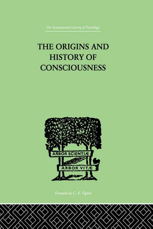 Book cover of The Origins And History Of Consciousness (2) (Bollingen Ser.: Vol. 42)