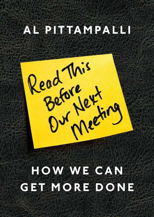 Book cover of Read This Before Our Next Meeting