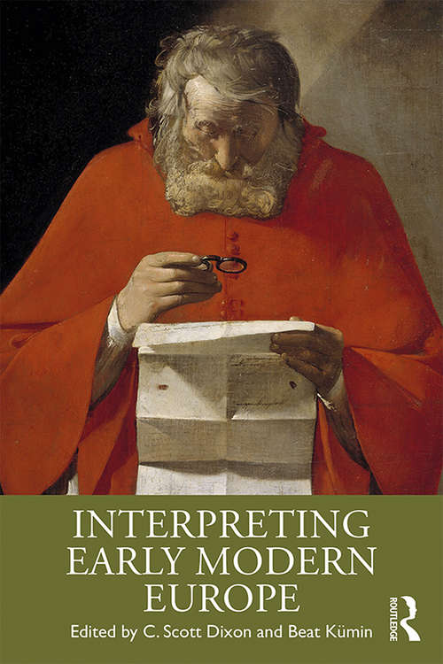 Book cover of Interpreting Early Modern Europe