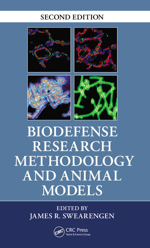 Book cover of Biodefense Research Methodology and Animal Models