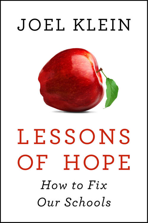 Book cover of Lessons of Hope: How to Fix Our Schools