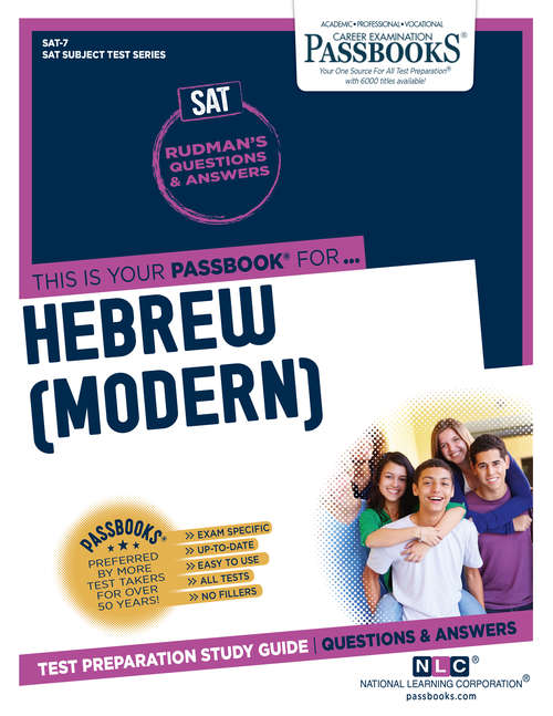 Book cover of HEBREW (MODERN): Passbooks Study Guide (College Board SAT Subject Test Series)