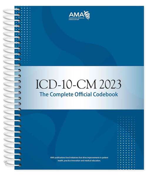 Book cover of ICD-10-CM 2023: The Complete Official Codebook