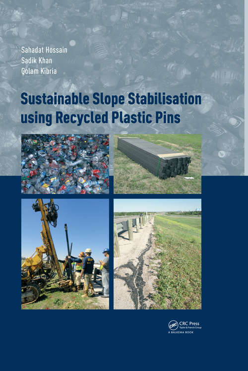 Book cover of Sustainable Slope Stabilisation using Recycled Plastic Pins