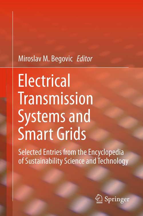 Book cover of Electrical Transmission Systems and Smart Grids