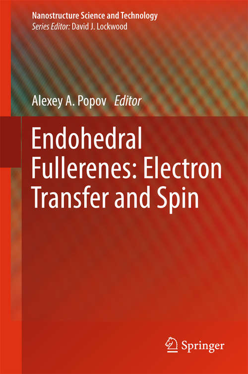 Book cover of Endohedral Fullerenes: Electron Transfer and Spin (1st ed. 2017) (Nanostructure Science and Technology)