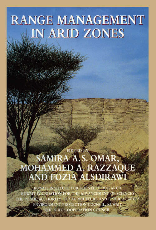 Book cover of Range Management In Arid Zones