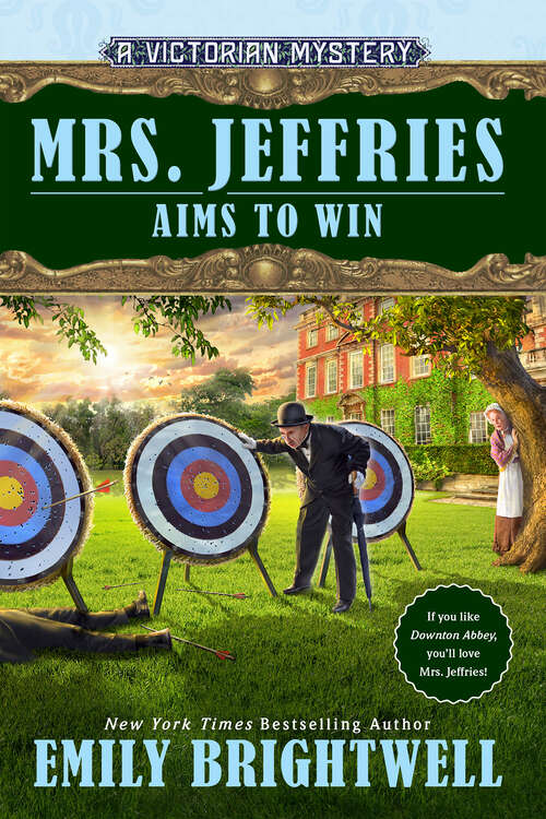 Book cover of Mrs. Jeffries Aims to Win (A Victorian Mystery #41)