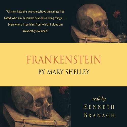 Book cover of Frankenstein