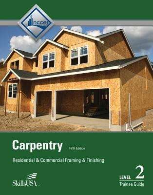 Book cover of Carpentry, Level 2: Trainee Guide (5)