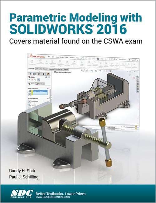 Book cover of Parametric Modeling with SOLIDWORKS 2016