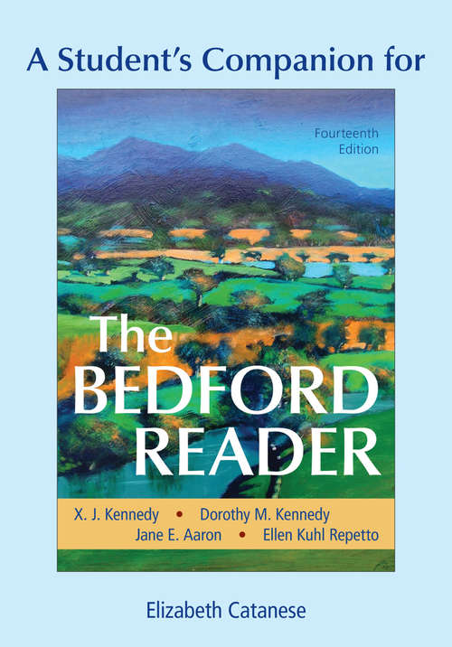 Book cover of A Student’s Companion for The Bedford Reader (14)
