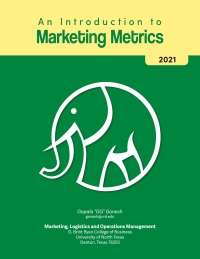 Book cover of An Introduction to Marketing Metrics