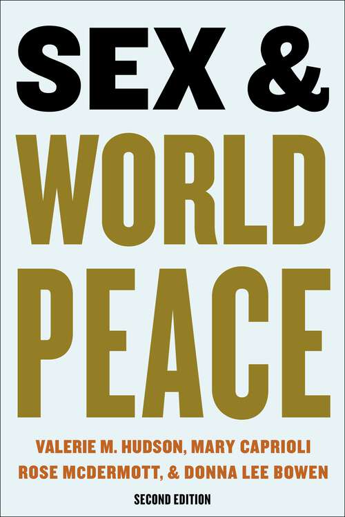 Book cover of Sex and World Peace