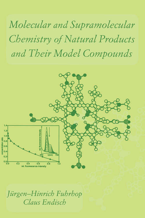 Book cover of Molecular and Supramolecular Chemistry of Natural Products and Their Model Compounds (1)