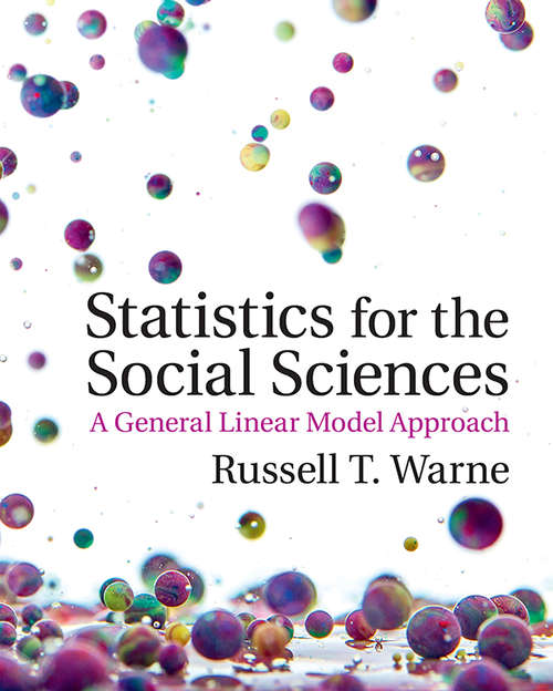 Book cover of Statistics for the Social Sciences