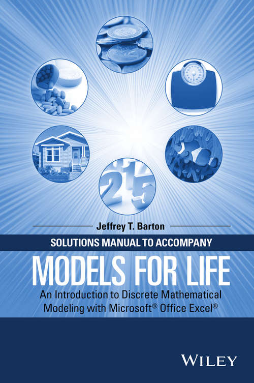 Book cover of Solutions Manual to Accompany Models for Life
