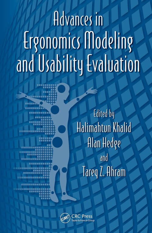 Book cover of Advances in Ergonomics Modeling and Usability Evaluation (1) (Advances in Human Factors and Ergonomics Series)