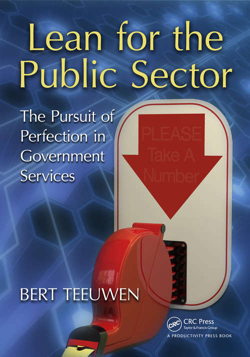 Book cover of Lean for the Public Sector: The Pursuit of Perfection in Government Services