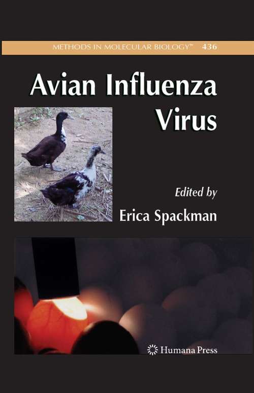 Book cover of Avian Influenza Virus (Methods in Molecular Biology #436)