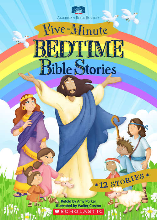 Book cover of Five-Minute Bedtime Bible Stories