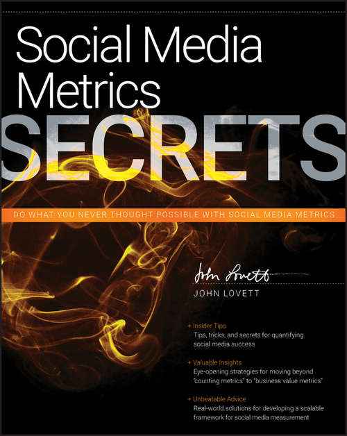 Book cover of Social Media Metrics Secrets