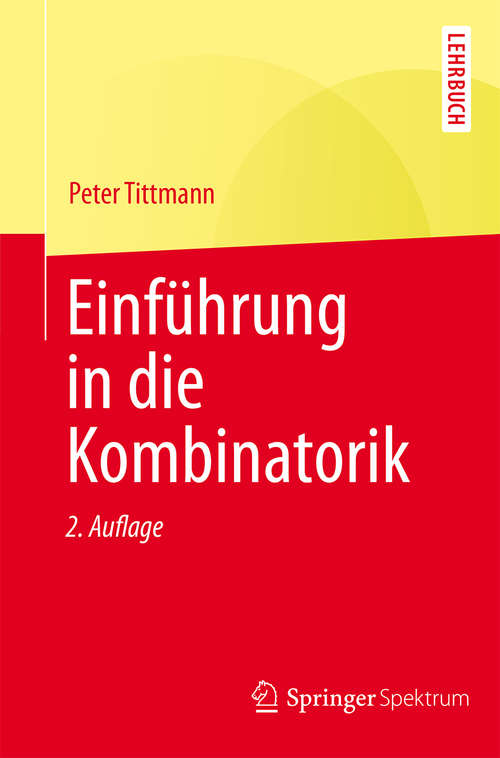 Book cover of Einführung in die Kombinatorik