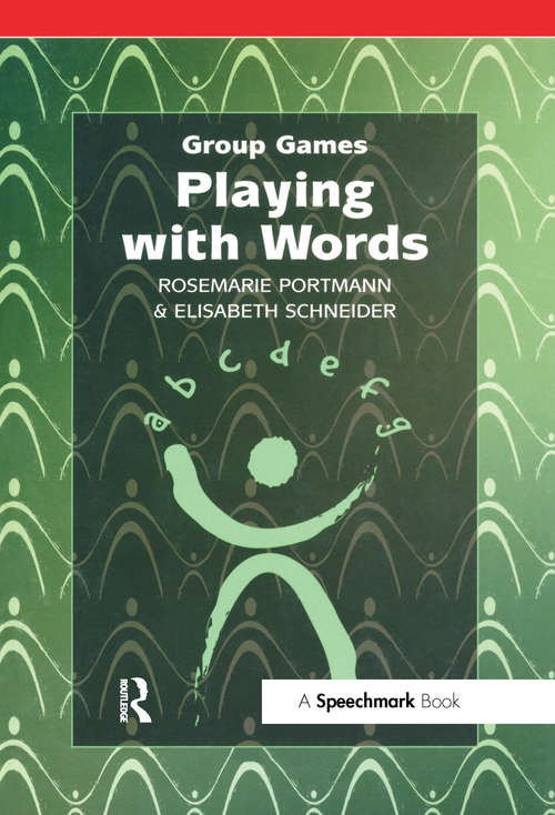 Book cover of Playing with Words (Group Games Ser.)