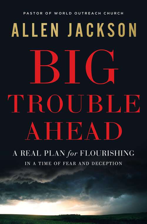 Book cover of Big Trouble Ahead: A Real Plan for Flourishing in a Time of Fear and Deception