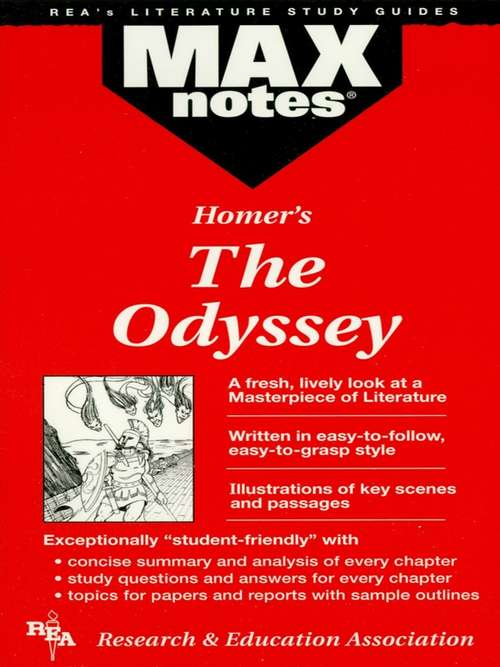 Book cover of The Odyssey (MAXNotes Literature Guides)
