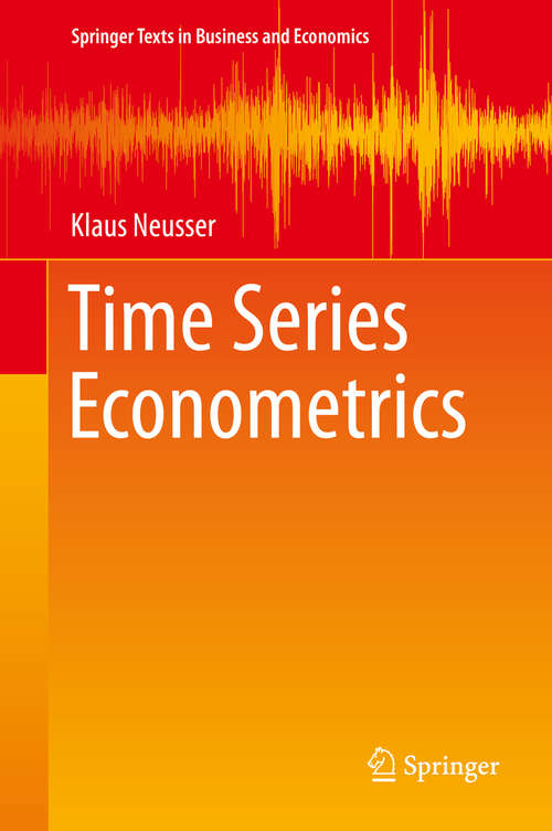 Book cover of Time Series Econometrics