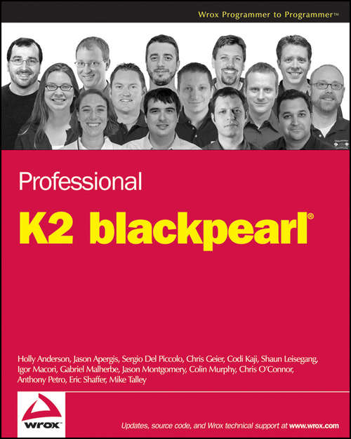 Book cover of Professional K2 blackpearl®