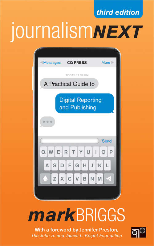 Book cover of Journalism Next: A Practical Guide to Digital Reporting and Publishing