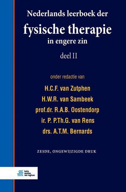 Book cover of Nederlands leerboek der fysische therapie in engere zin deel II (5th ed. 2018)