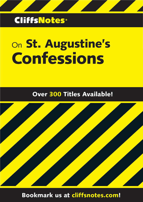 Book cover of CliffsNotes on St. Augustine's Confessions