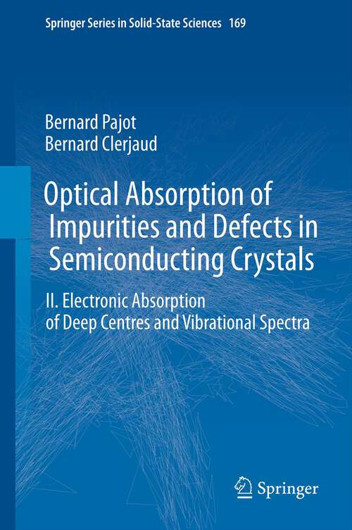 Book cover of Optical Absorption of Impurities and Defects in Semiconducting Crystals