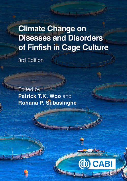 Book cover of Climate Change on Diseases and Disorders of Finfish in Cage Culture