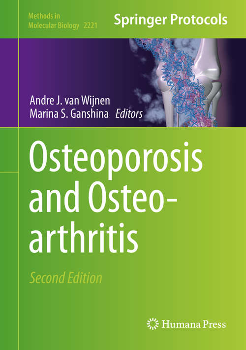 Book cover of Osteoporosis and Osteoarthritis (2nd ed. 2021) (Methods in Molecular Biology #2221)