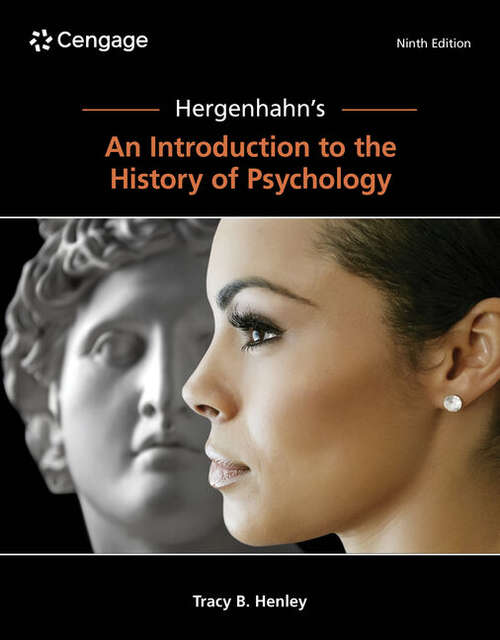 Book cover of Hergenhahn’s an Introduction to the History of Psychology (Ninth Edition)