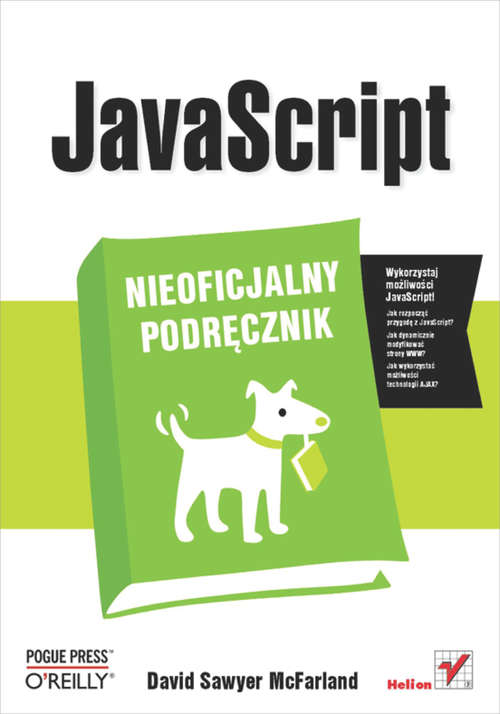 Book cover of JavaScript. Nieoficjalny Podrecznik: The Missing Manual (2) (Missing Manual Ser.)