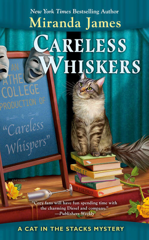 Book cover of Careless Whiskers (Cat in the Stacks Mystery #12)