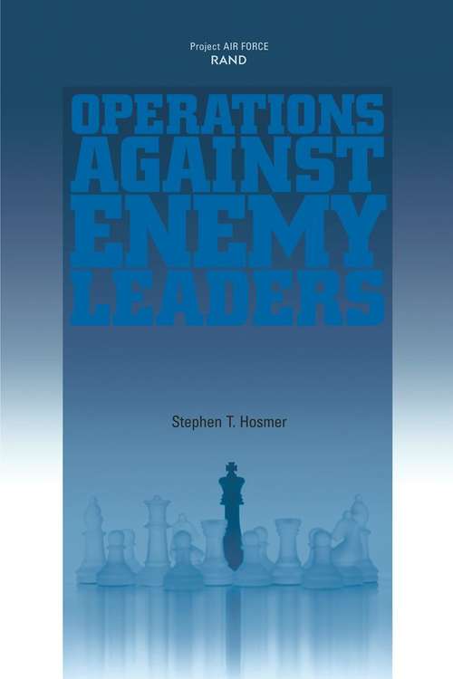 Book cover of Operations Against Enemy Leaders