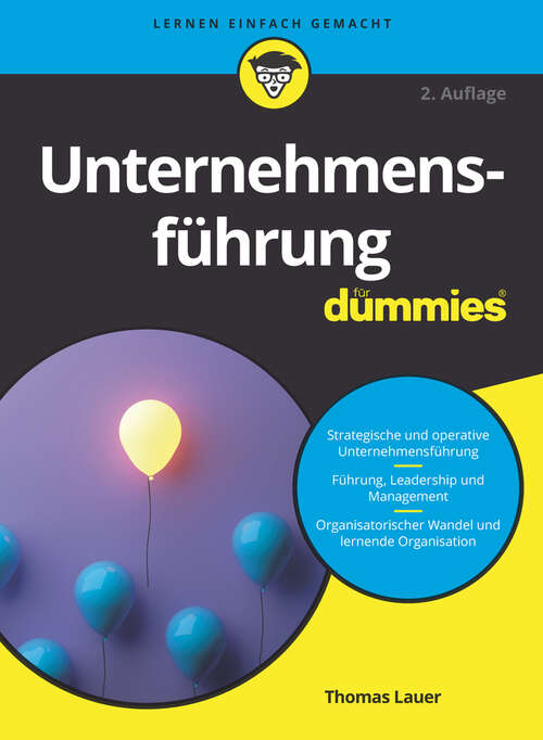 Book cover of Unternehmensführung für Dummies (F&uuml;r Dummies)
