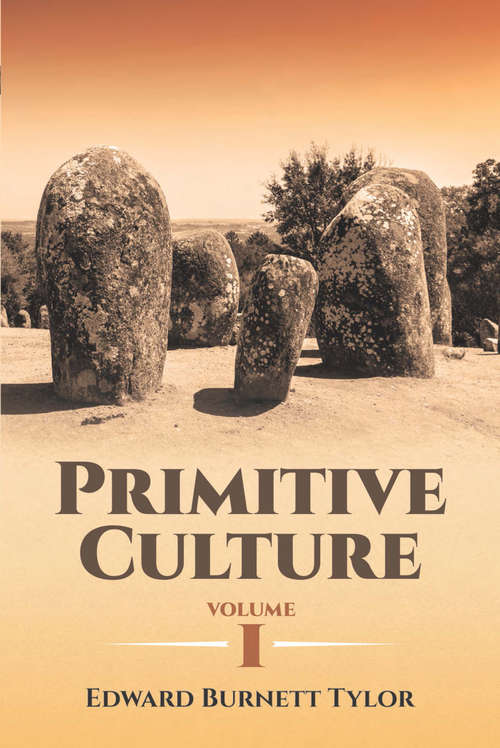 Book cover of Primitive Culture Volume I